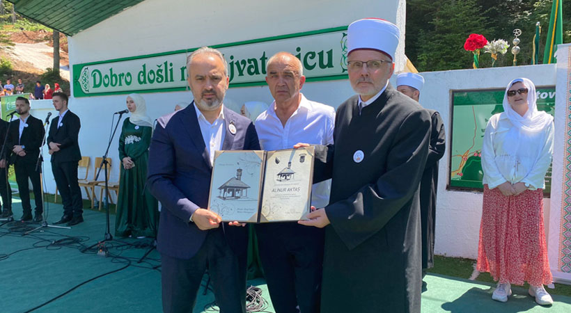 Bursa’dan Bosna’ya mescit hediyesi