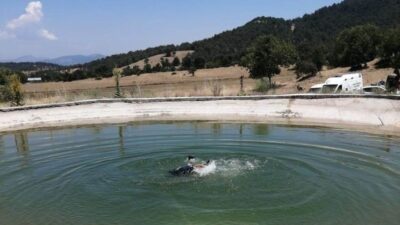 Yangın söndürme havuzuna giren 2 çocuk boğuldu