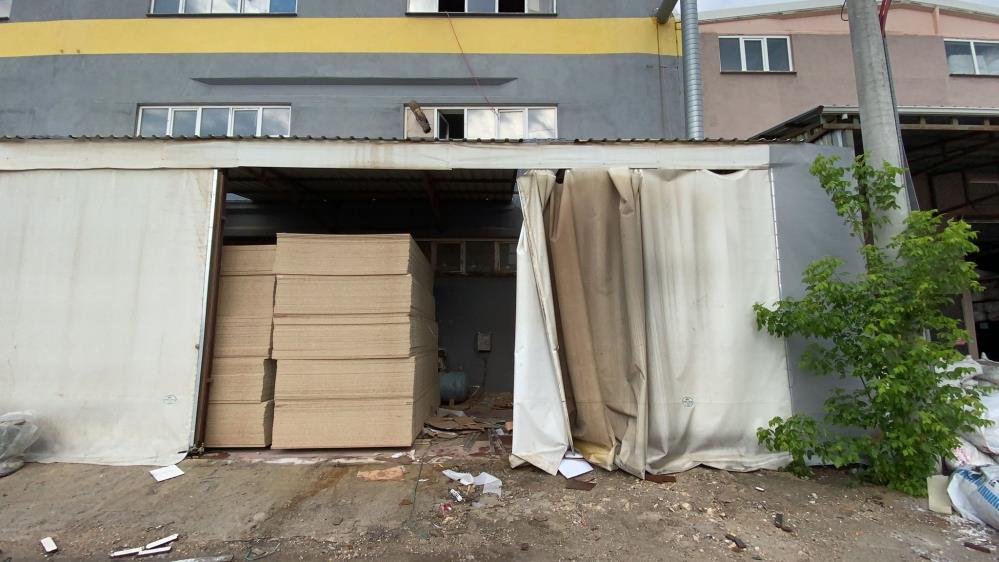 Bursa’da fabrikada feci olay