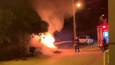 Bursa’da korku dolu anlar! Geceyi alevler aydınlattı