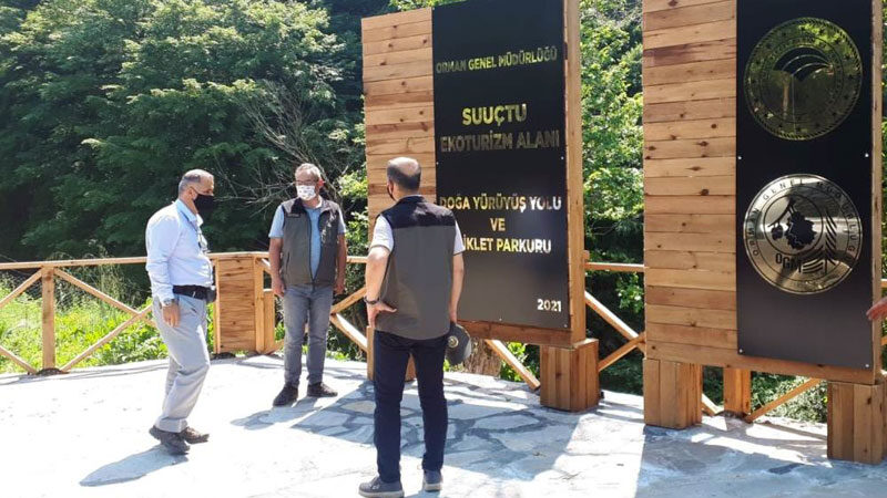 Suuçtu eko-turizm projesine yakın takip Bursa Orman Bölge Müdürü Yalçın Akın, Mustafakemalpaşa Orman İşletme Müdürlüğü