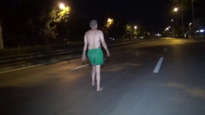 Bursa’da şaşkına çeviren görüntü! Yarı çıplak halde…