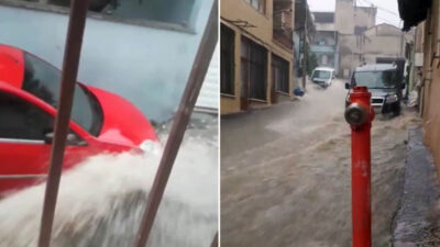 Bursa’da sağanak hayatı olumsuz etkiledi