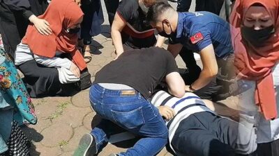 Kalbi duran babasının başında ‘Ne olur ölme’ diyerek ağladı