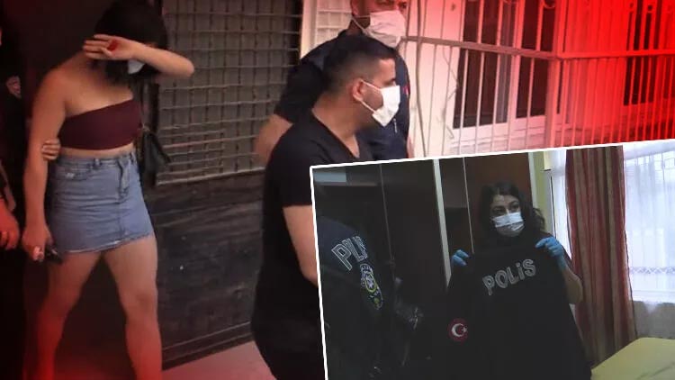 Fuhuş operasyonu! Polis yeleği ele geçirildi