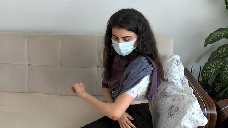 İşe giden genç kıza sokak köpekleri saldırdı