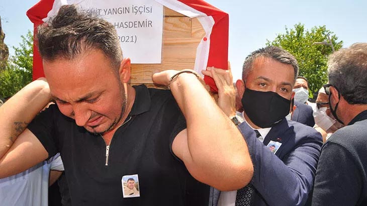 Kahramana gözyaşlarıyla veda