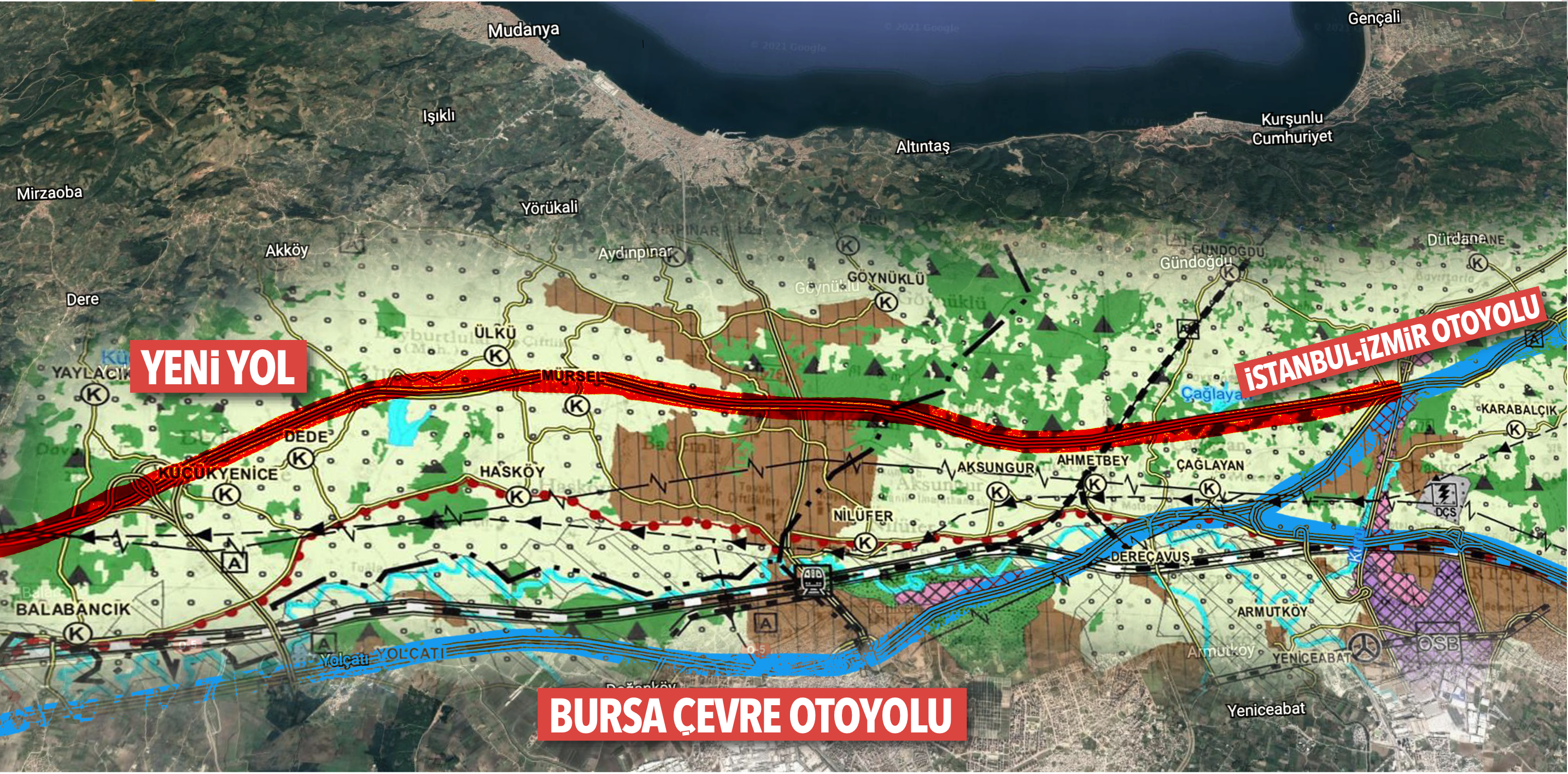 Bursa’ya yeni çevre yolu! 31 kilometre olacak…