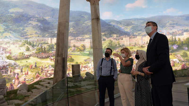 Bosna heyeti Fetih Müzesi’nde