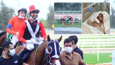 Attan düşerek ağır yaralanan jokeyden iyi haber!