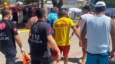 Balıkesir’de boğulma tehlikesi geçiren kişi kurtarıldı
