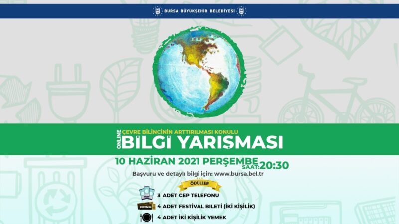 Bursa Büyükşehir Belediyesi tarafından Dünya Çevre Haftası etkinlikleri kapsamında düzenlenen