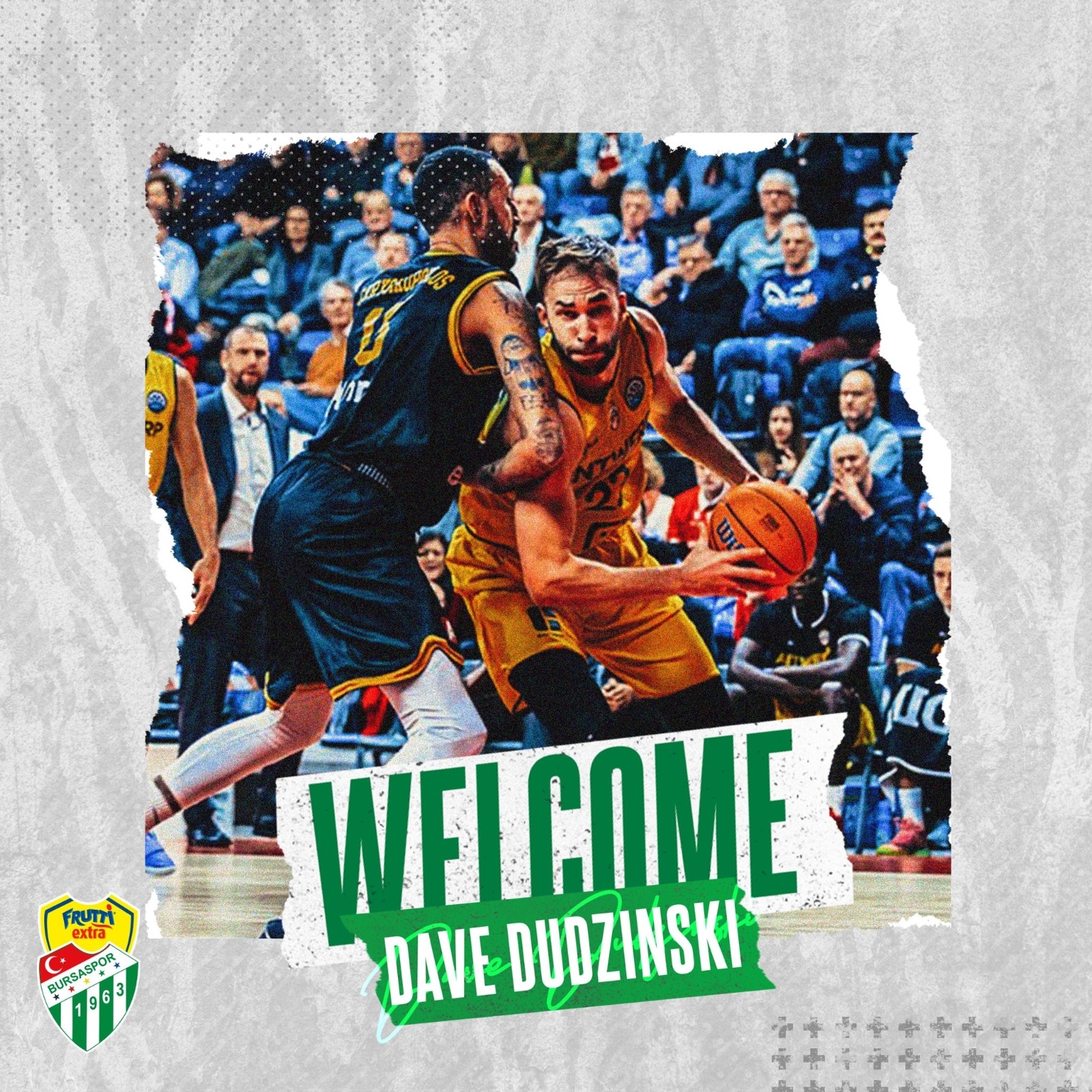 Frutti Extra Bursaspor, Dave Dudzinski’yi transfer etti