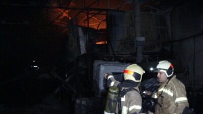 Bursa’da fabrika yangını!