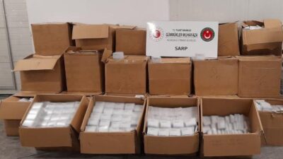 20 bin kutu ‘kırmızı reçeteli ilaç’ gümrüğe takıldı