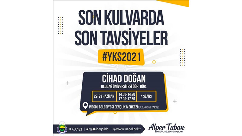 YKS öncesi öğrencilere son tavsiyeler