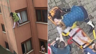 İkna etmek için çırpınsalar da yetmedi! Kendini 4. kattan aşağıya attı