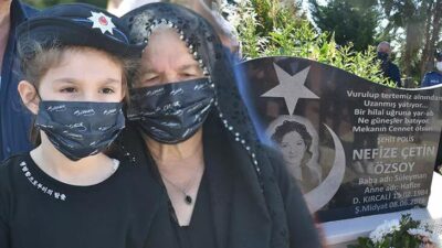 Elif, şehit polis annesinin kepiyle anmaya katıldı