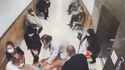 Kalbine 13 santim korkuluk girdi! Sedye üzerinde müdahale