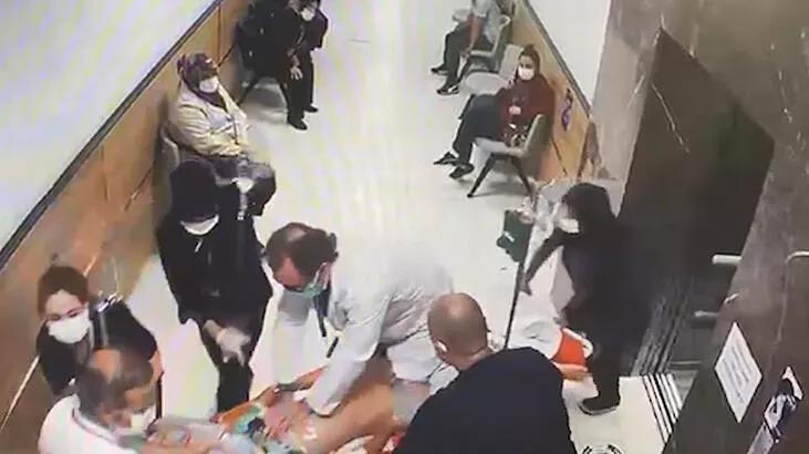 Kalbine 13 santim korkuluk girdi! Sedye üzerinde müdahale