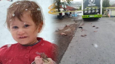 Halk otobüsünün çarptığı 3 yaşındaki Emine Nur hayatını kaybetti