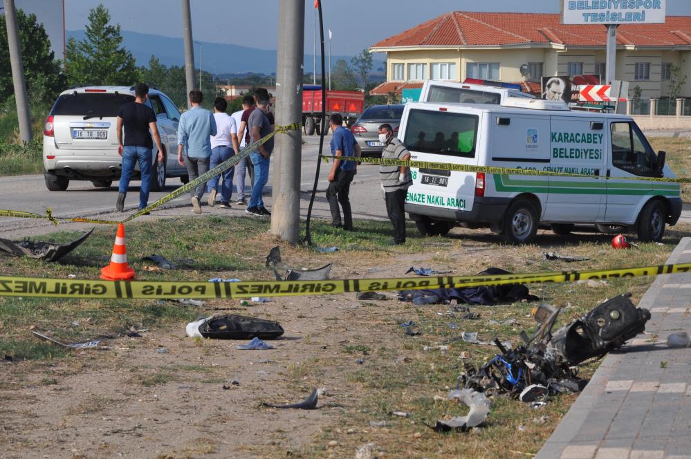 Bursa’da korkunç kaza! Bursa’da korkunç kaza!