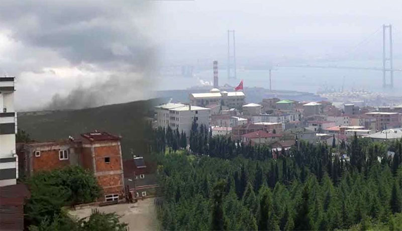 Vatandaş endişeli! İlçenin üzerinde kara bulut