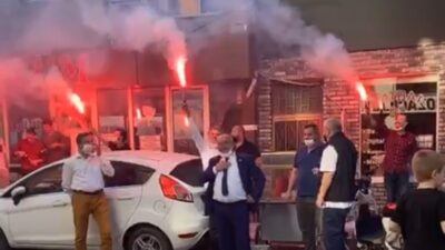 Yer: Bursa… Muhtar seçilince çiftetelli oynadı