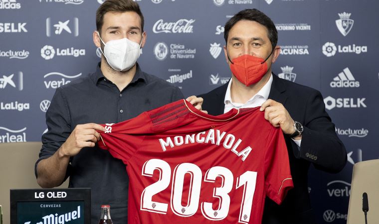 İspanya La Liga ekiplerinden Osasuna, orta saha oyuncusu Jon Moncayola’nın