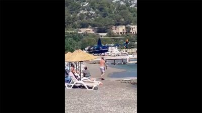 Plaja inmişti! SHGM harekete geçti