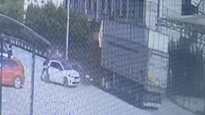 Bursa’da TIR dehşeti! Saniye saniye kamerada