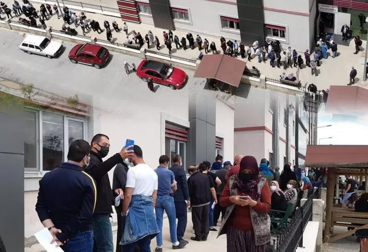 Vatandaşlardan yoğun ilgi! Kuyruğun sonu görünmedi
