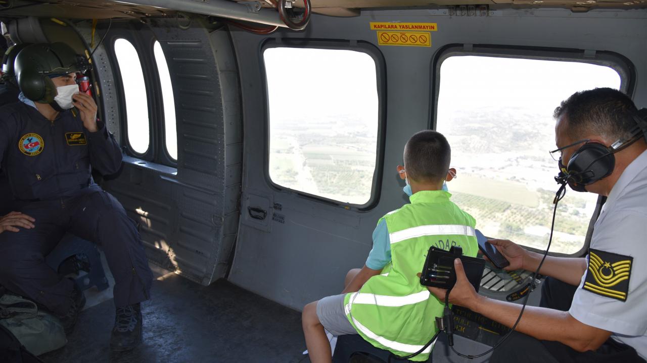 Ali’nin helikopter hayali gerçek oldu Ali’nin helikopter hayali gerçek oldu