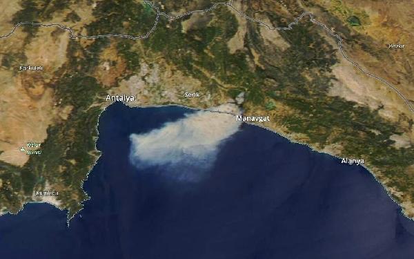 Uydu fotoğrafı acı tabloyu gözler önüne serdi