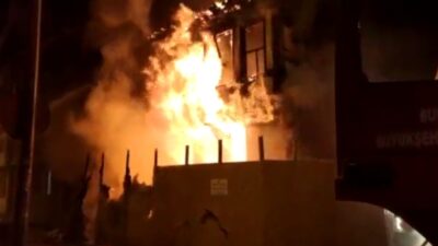 Bursa panik yaratan yangın!