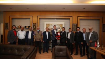 Muhtarlar Derneği’nden Başkan Taban’a ziyaret