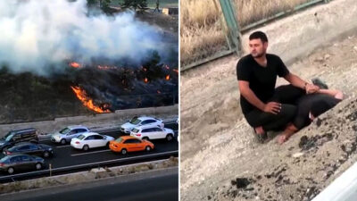 Kışlaya kundaklama girişimi! Suçüstü yakalandı