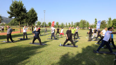 Parklar bahçeler hazır! Bursalılar haydi spora