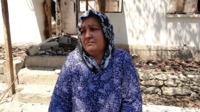 Yangında evi küle dönen kadın konuştu
