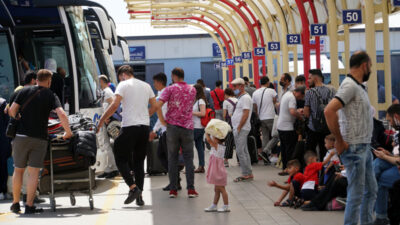 Bursa Terminali’nde bayram yoğunluğu