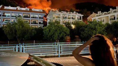 Marmaris’teki orman yangınında 2’nci gün; 1 ölü