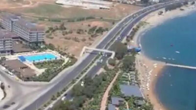 Bayramda trafiğe havadan denetim