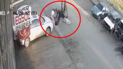 Görüntü Bursa’dan! Önce mazgalları çaldılar sonra da…