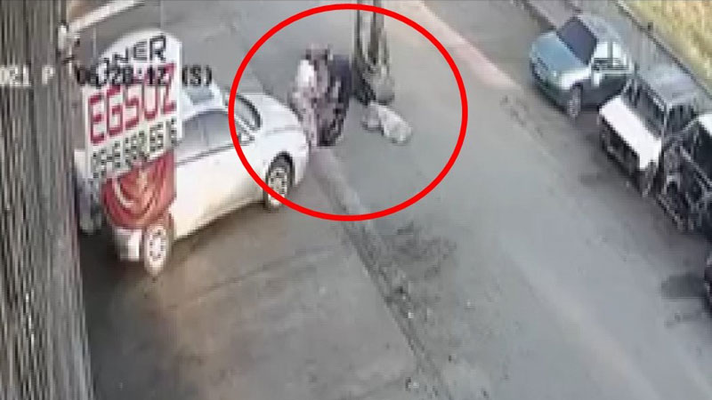 Görüntü Bursa’dan! Önce mazgalları çaldılar sonra da… Görüntü Bursa’dan! Önce mazgalları çaldılar sonra da…