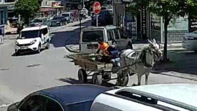 Bursa’da dörtnala kaçış kamerada