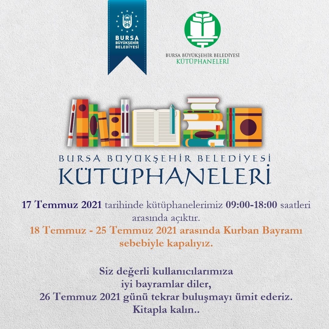 Bursalılar dikkat! 18-25 Temmuz tarihlerinde kapalı olacak… Bursalılar dikkat! 18-25 Temmuz tarihlerinde kapalı olacak…