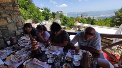 Bursa’da şehrin sıcağından kaçanlar burada serinliyor