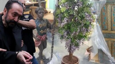 Adnan Oktar’ın mobilya ve bilgisayarları ilgi gördü! Kıyafetlere teklif verilmedi