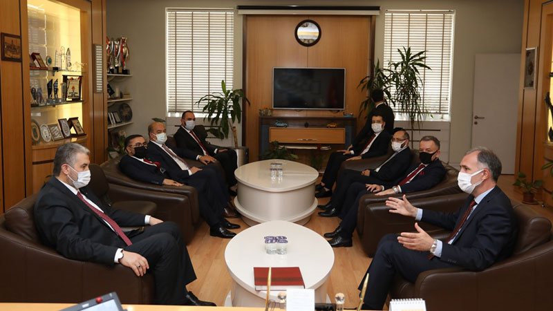 MÜSİAD Genel Başkanı Kaan’dan Başkan Taban’a ziyaret MÜSİAD Genel Başkanı Kaan’dan Başkan Taban’a ziyaret