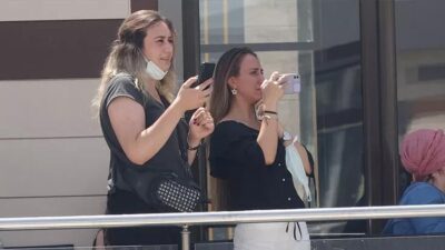 Kentte heyecan dolu an! Gören telefonuna kaydetti